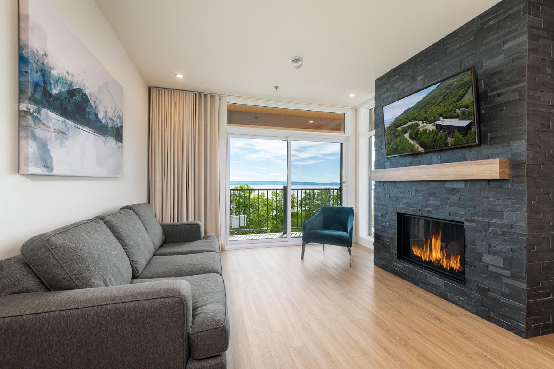 Les Appartements Du Massif De Charlevoix Petite-Riviere-Saint-Francois Dış mekan fotoğraf